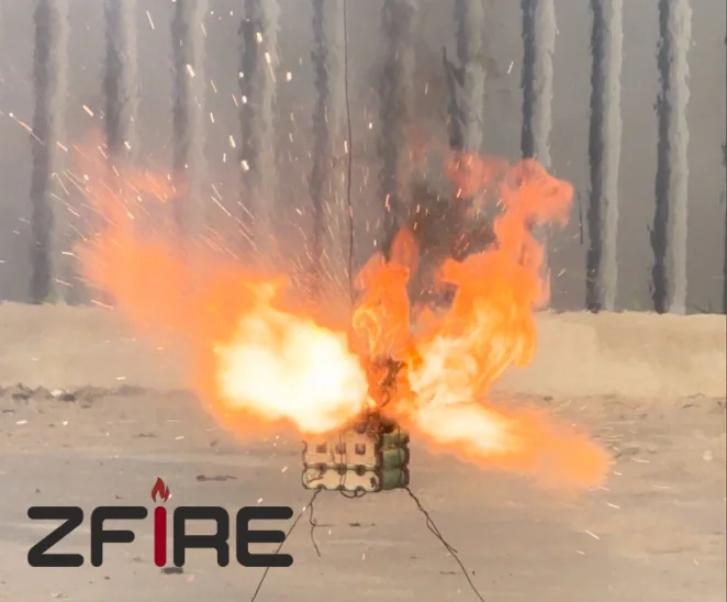 Испытания противопожарного состава ZFIRE ЛИТИЙ СПУ1